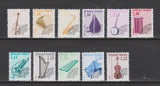 FRANCE 1992: PRÉOBLITÉRÉS Instruments de musique. SÉRIE** 100 €. À VOIR