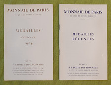 Monnaie de Paris, contemporary Medailles, 1960's Paris Mint (2) booklets