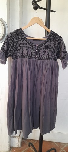 Antik batik robe - robe, évasée