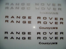 Range Rover Classic County 3D Letters Badge 