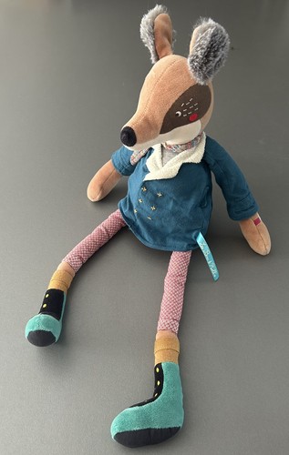 Doudou peluche poupée furet - doudou,