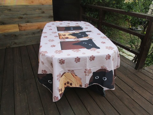 Nappe rectangulaire anti tache