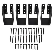 Supports de poutre noirs pour