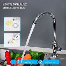 Robinet de cuisine à bec rotatif pour une maniabilité accrue dans la cuisine