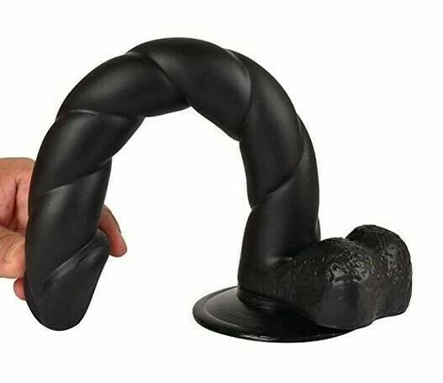 Gode ventouse strié - , avec