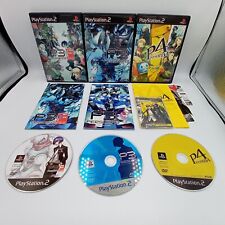 Persona 3 & 3 Fes Append Edition & 4 Set PS2 PlayStation 2 Japanese CIB Complete