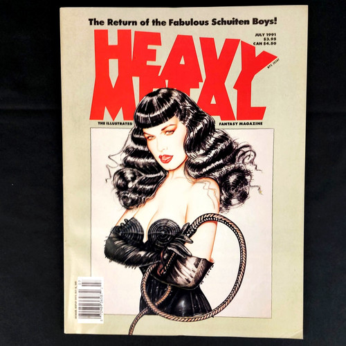 Heavy metal magazine - metal, 1991