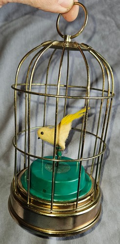 Cage oiseau yellow - à,