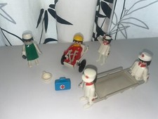 PLAYMOBIL 3237 ambulancier sauveteur infirmière médecin city hopital vintage