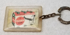 Pelforth Brune Beer Advertisement Keychain French Advertising 1960s Plastic