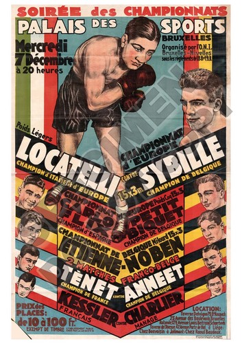 Boxe vintage 1932 locatelli - locatelli, vs
