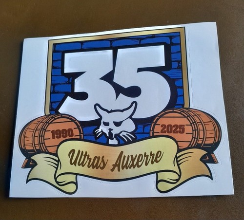 Sticker ans ultras auxerre - sticker,