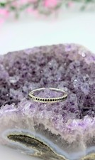 Bague demi tour ornée de