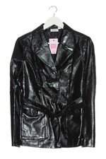 WOMEN'S SELECTION Veste en cuir synthétique Dames Veste T EU 40 noir