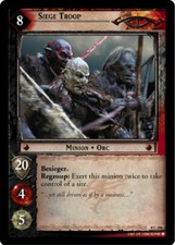 LOTR TCG SOG Siege of Gondor SIEGE TROOP 8C106 Foil NM/MINT