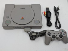 Sony PlayStation PS1 SCPH-7000 Console Tested Japan Controller AV Cable AC