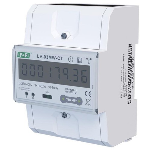 Compteur électrique triphasé