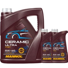 7 Litre MANNOL Céramique Ultra 5W-40 7727 huile moteur pour BMW Ll GM VW MB Acea