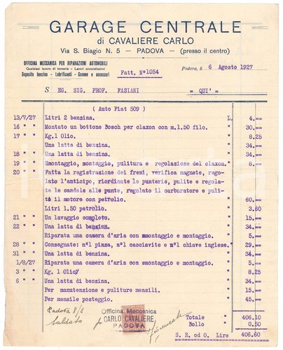 1927 padova via - padova, s.