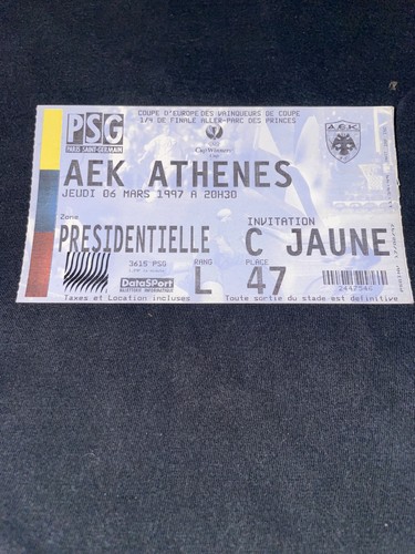 Ticket billet match psg - ,