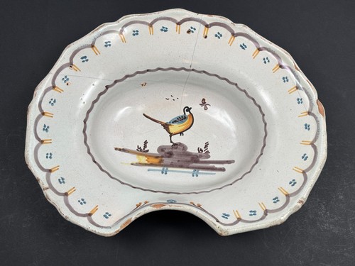 Ancien plat barbe xviiie - ancien,