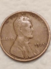 1925 p Lincoln wheat cent lamination error