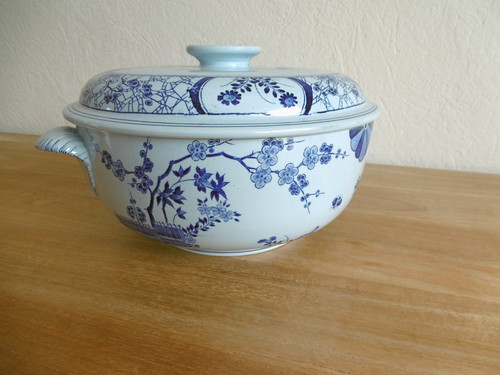 Grande soupiere faience creil - grande,