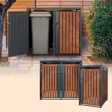 1/2/3/4x Abri pour poubelles