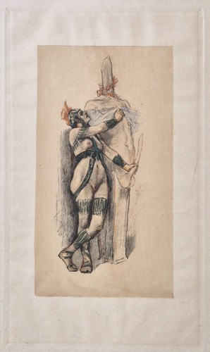 Félicien rops prêtresse - félicien,