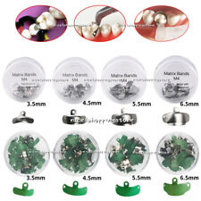 50 Pcs Dental Matrix Bands Palodent V3 Style Sectional Contoured Matrices 15Size