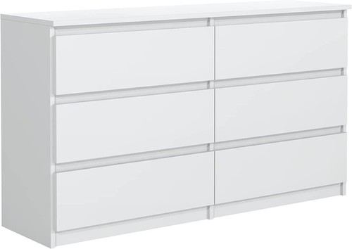 Commode blanc mat - blanc,