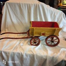 OLD PULLING TOY WOODEN CART / WOODEN WAGON PULL TOY