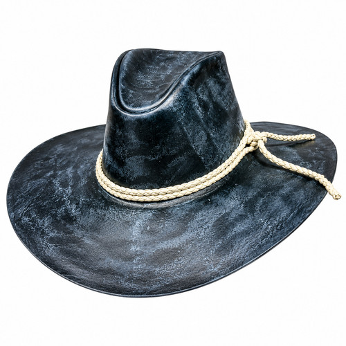 Chapeau cowboy cuir - de,