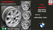 4 jantes Minilite 6j 13 pouces