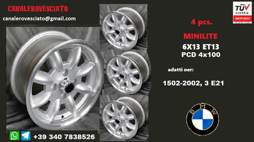 Jantes minilite 13 pouces - jantes,