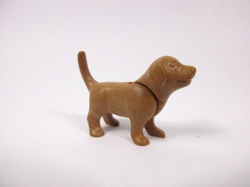 Playmobil chien chiot - chien, beige