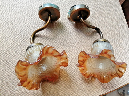 Paire appliques tulipes de - tulipes,