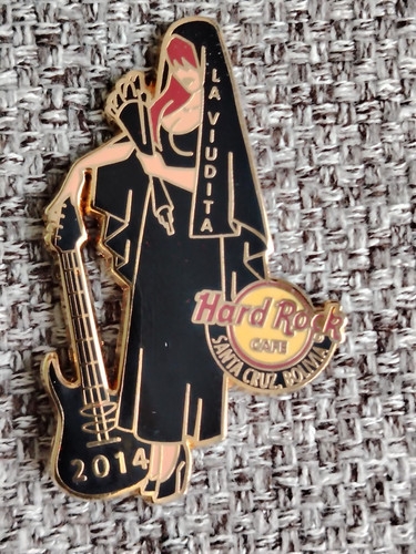 Pin girl hard rock - cafe/, santa