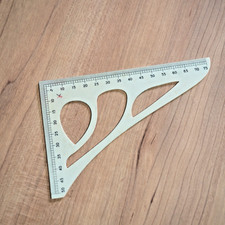 Règle de couture ancienne -