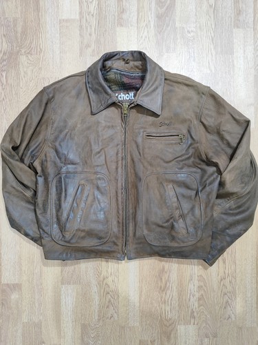 Veste cuir aviateur - cuir, schott