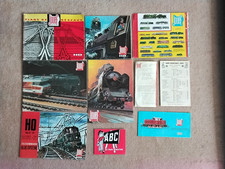 LOT DE 10 CATALOGUES ET DÉPLIANTS JOUEF TRAINS WAGONS LOCOS VOITURES AUTRES