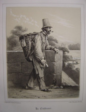 Lithographie d'un Chiffonnier
