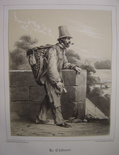 Lithographie chiffonnier - lithographie,