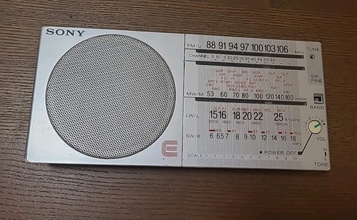 Radio sony model icf fm - model, :