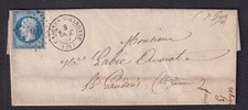 Lettre Cazères sur Garonne
