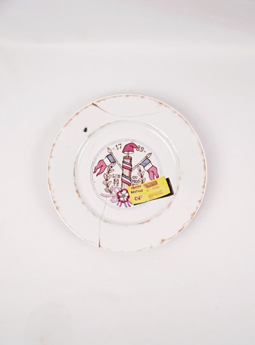 Assiette trompe œil - trompe, par