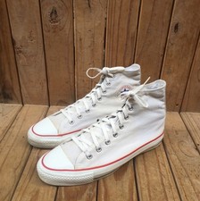 ??VTG Chuck Taylor All Star Converse  white made in USA sneakers US 10 UK 9