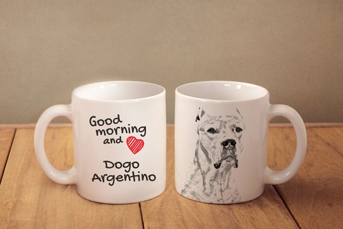 Chien argentin dogue tasse - chien,