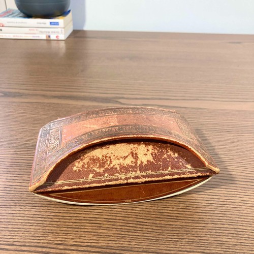 Tampon buvard ancien cuir - buvard, en