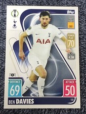 Topps C66 match attax 2021-22 champions league #123 Ben Davies - Tottenham